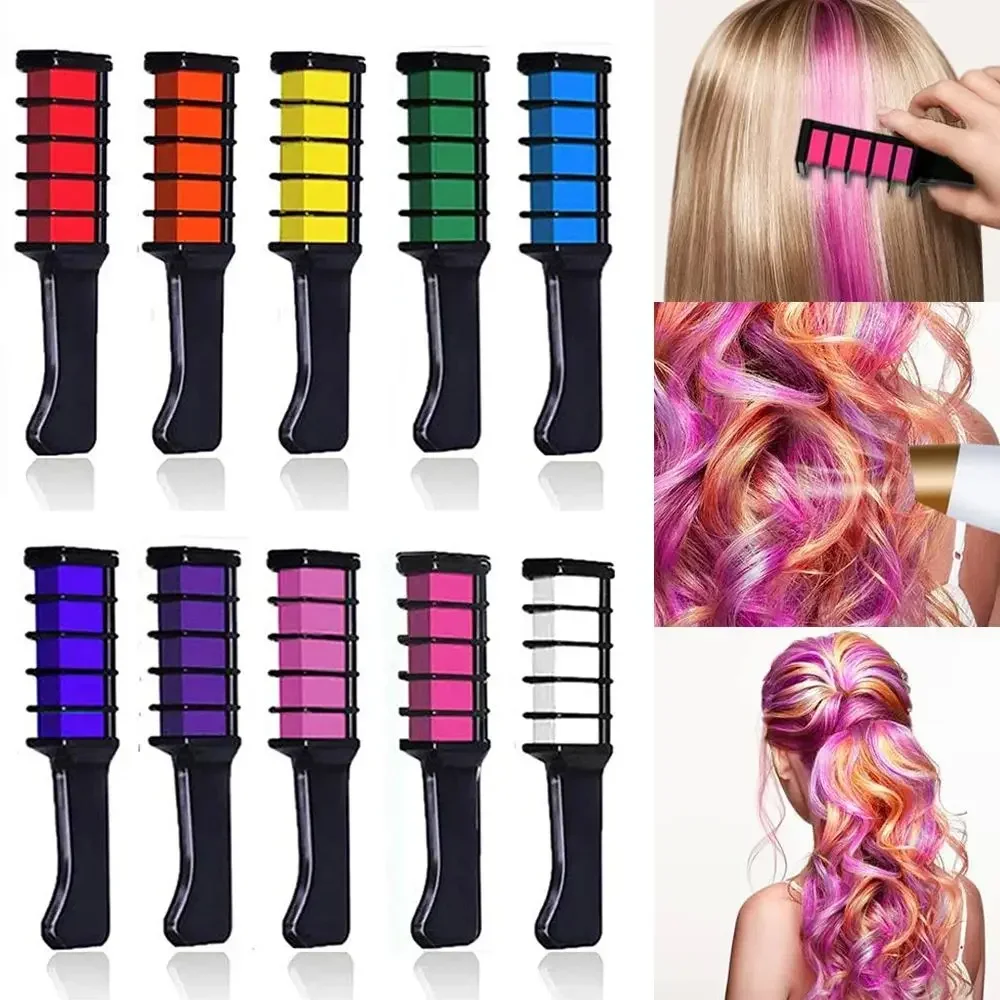 1pc Hair Color Chalk Wax For Hair Cover Fashion Design Crayons Shampoo Coloring Comb hair colour wax hair dye shampoo hair dye stick hair dye comb hair dye cream hair color dye
