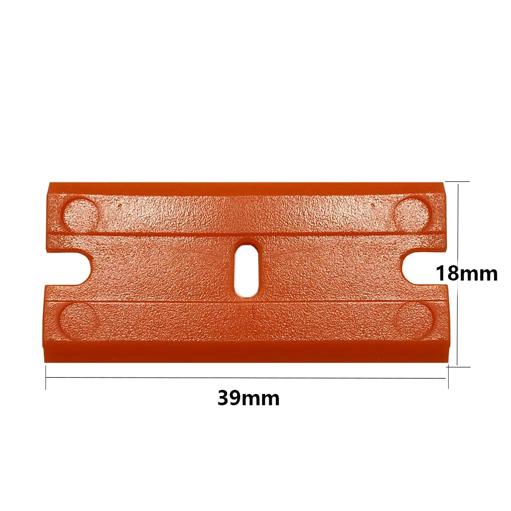 Razor Blade Scraper Window Scraper Tool Razor Blade Scrapers 100pcs Razor Blade Car Window Glass Clean Scraper Carbon Fiber Wrapping Vinyl Auto Windshield Wrap Sticker Film Squeegee Tool