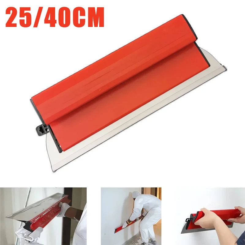 1/2/4Pcs Skimming Blade Stainless Steel Drywall Smoothing Spatula for Large Working Area Wall Decoration Construction Tool drywall spatula plastering blade putty knife wall plastering trowel