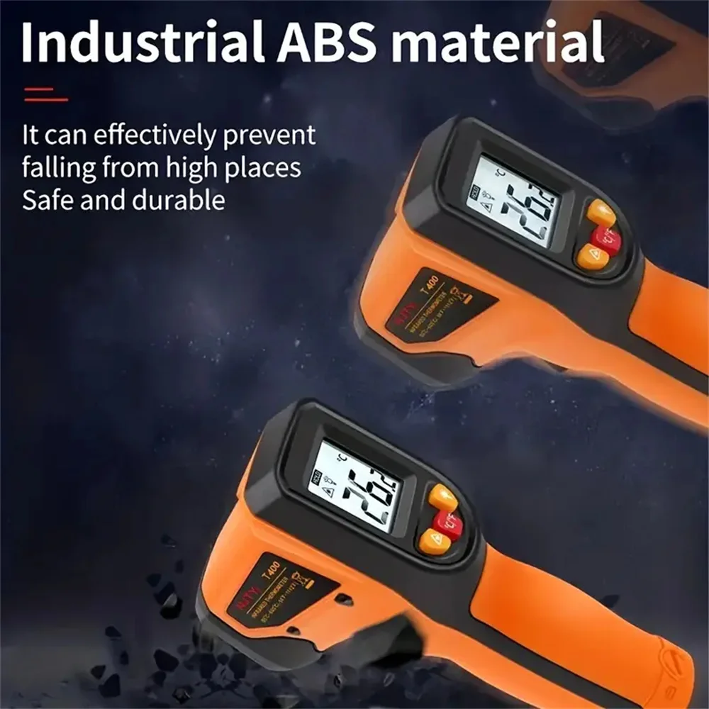 Infrared Thermometer 1PC Non Contact IR Digital Food Temperature Gun-50~400℃ Laser Target Indicator Backlit