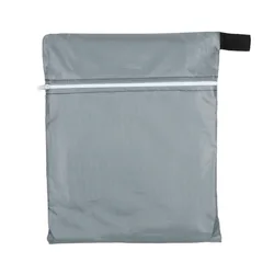 Outdoor Folding Chair Dustproof and Sunscreen Cover - 110x35x20cm (Silvery grey - 1pc)