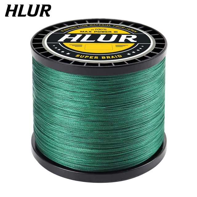 HLUR 300M to 500M 8 Strands Super Strong 4 Braided Fishing Lines