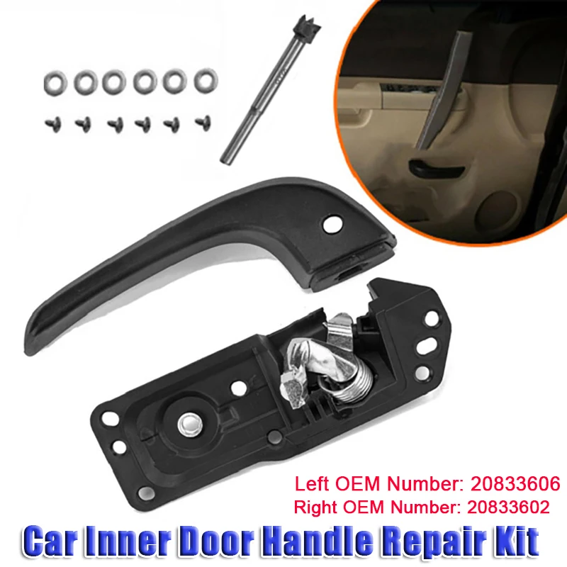 

Комплект для ремонта ручки межкомнатной двери автомобиля для Chevy Silverado GMC Sierra 1500 2500 (слева/справа)