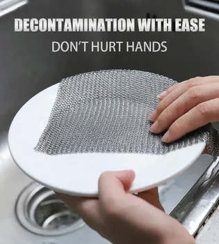 3 size 316 Cast Iron Cleaner Kitchen Clean Pot Pans Stainless Steel Washing Supplies Microwave Cleaning Tools Household Goods 4