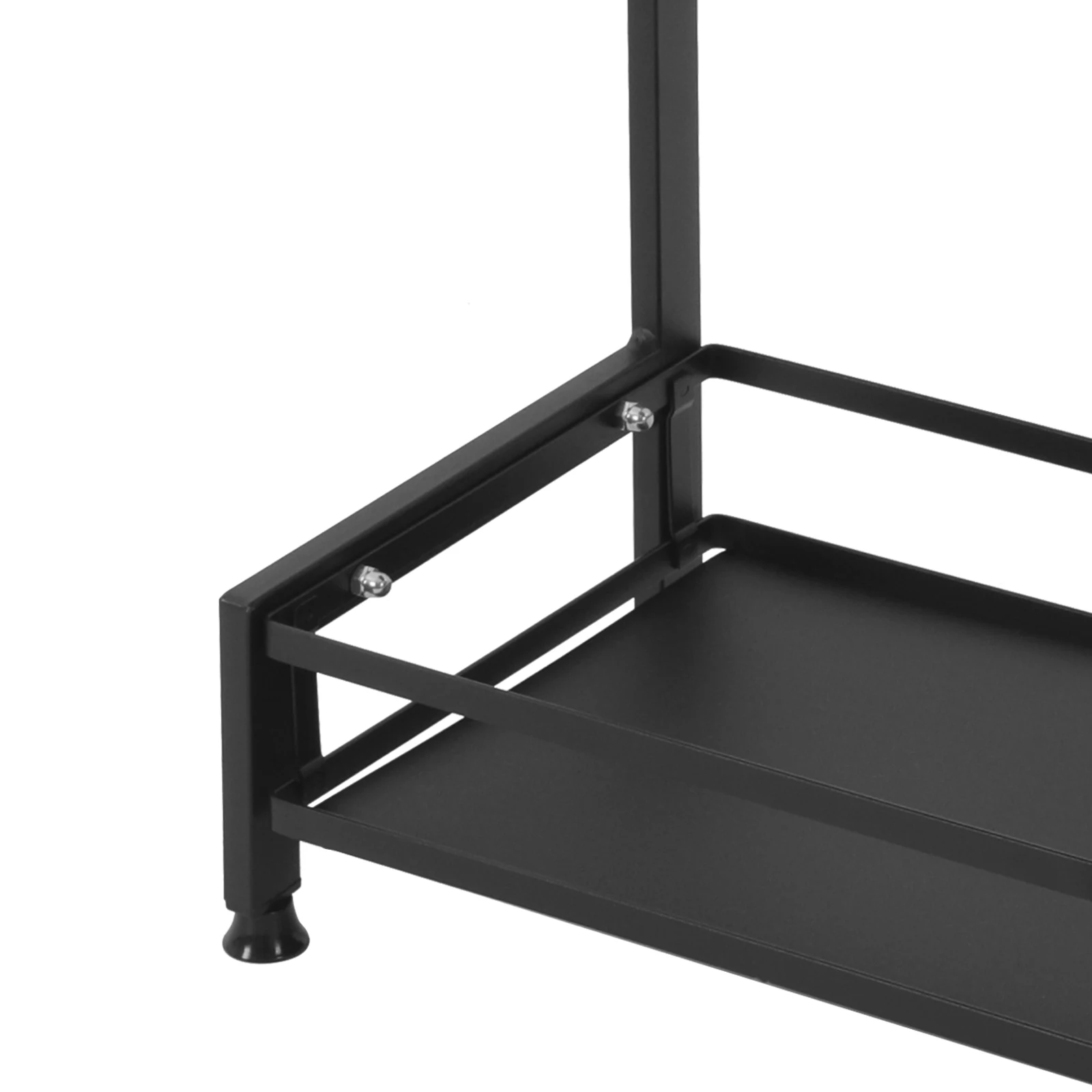 3-stufige Lagerung Küche Organizer Gewürz Gewürz Rack Geschirr Trocknen Rack Halter Rack Arbeitsplatte Stehende Metall Lagerung Regal – Detail 9