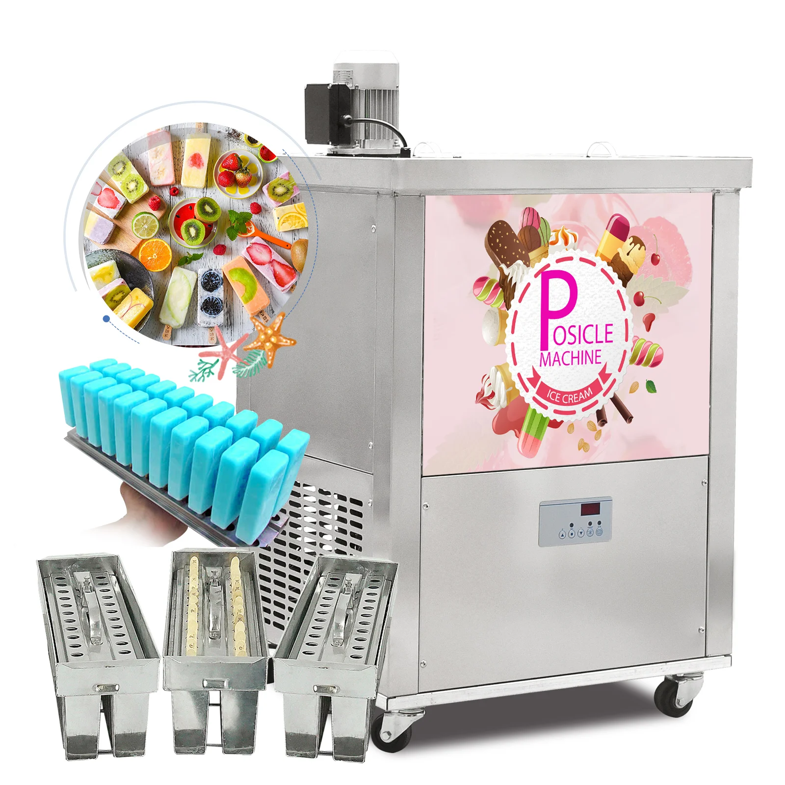 Kolice Commercial Ice Popsicle Machine,Ice Pops Machine,Ice