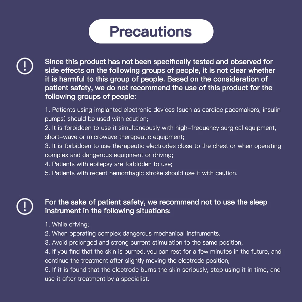 Dispositivo de ayuda para dormir Terapia de estimulación Ansiedad Depresión Instrumento para dormir rápido Terapia para dormir Insomnio Microcorriente