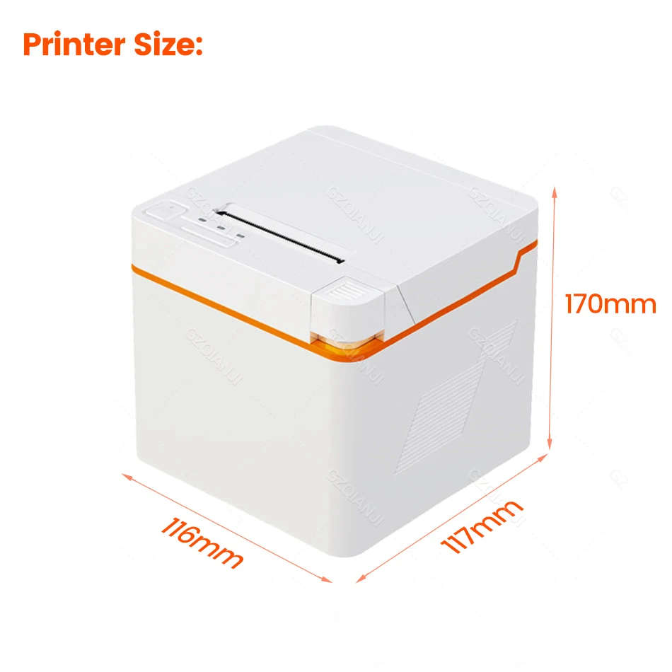 58mm 블루투스 열전사 영수증 POS 프린터 무선 안드로이드 USB 윈도우 미니 데스크탑 2인치 소매점용 현금 서랍 연결