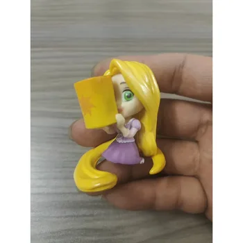 Rapunzel Figure Disney Princess Mini Doll Ornaments Accessories Toy