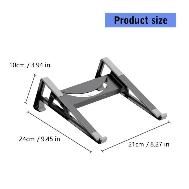 2in1 노트북 수직 스탠드 브래킷 빠른 설치를 위한 여러 크기의 이중 위치 ABS 실리콘 인체공학적