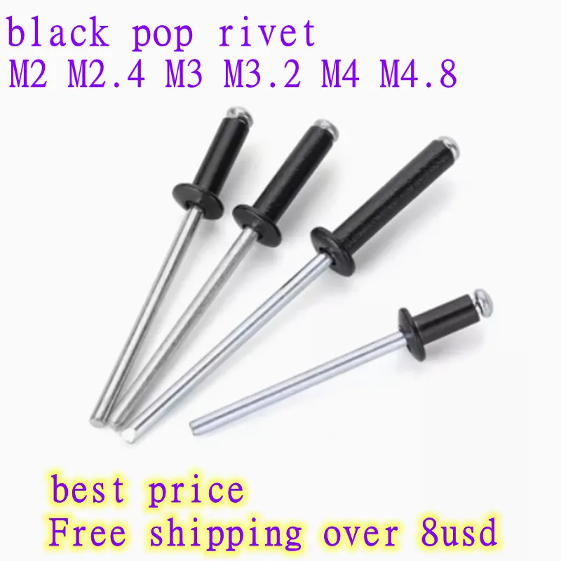 Aluminium Mushroon Head Break Mandrel Blind Rivets Nail Pop Rivets 20-50pcs