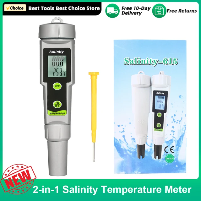 2-in-1 Salinity Temperature Meter: A Versatile Tool for Industrial and Agricultural Production