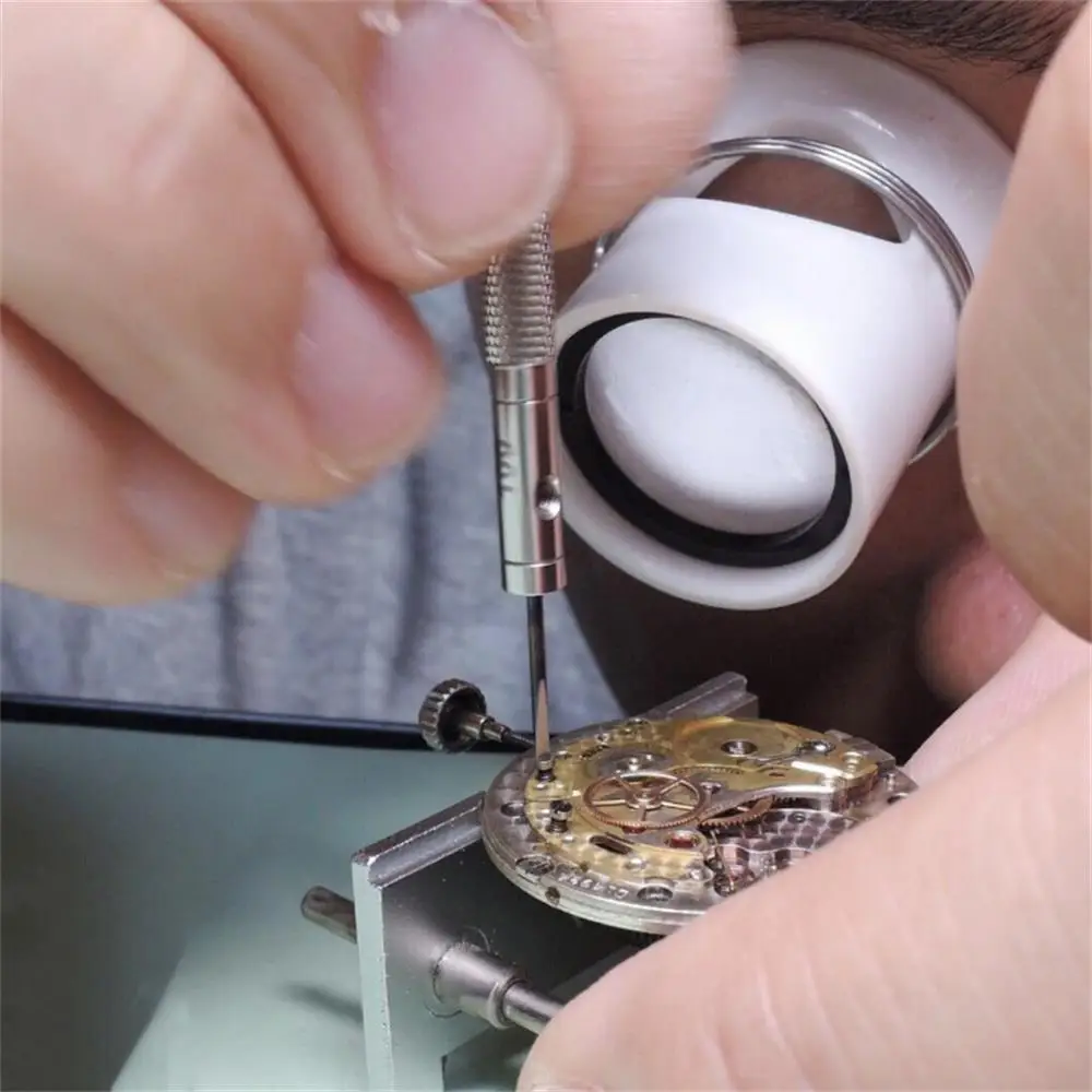 시계 수리를위한 5 개/대 0.8-1.6mm 강철 스크루 드라이버 미니 링크 핀으로 휴대용 시계 도구 밴드 제거 시계 제조 도구