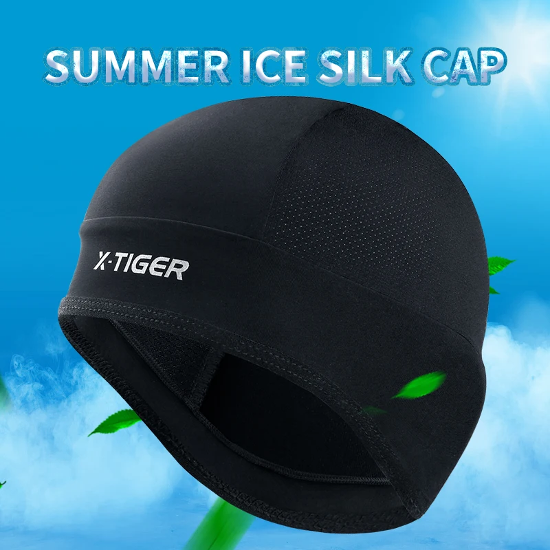 Cycling Cap X-TIGER Cycling Cap Summer Head Scarf Men's Running Riding Bandana Breathable Sweat Ciclismo Bicycle Hat Sports Bike