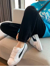  CHRLEISURE Thicken Warm Leggings Women Casual Winter Loose Thermal Legging High Waist Sport Trousers Woman Solid Color New Pants 