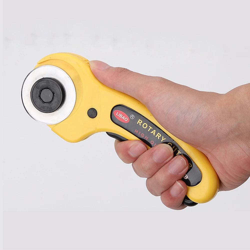 Rotary Cutter 45mm Leather craft Leather Cutting Tool Craft Fabric Circular Blade Knife DIY Patchwork Sewing Quilting