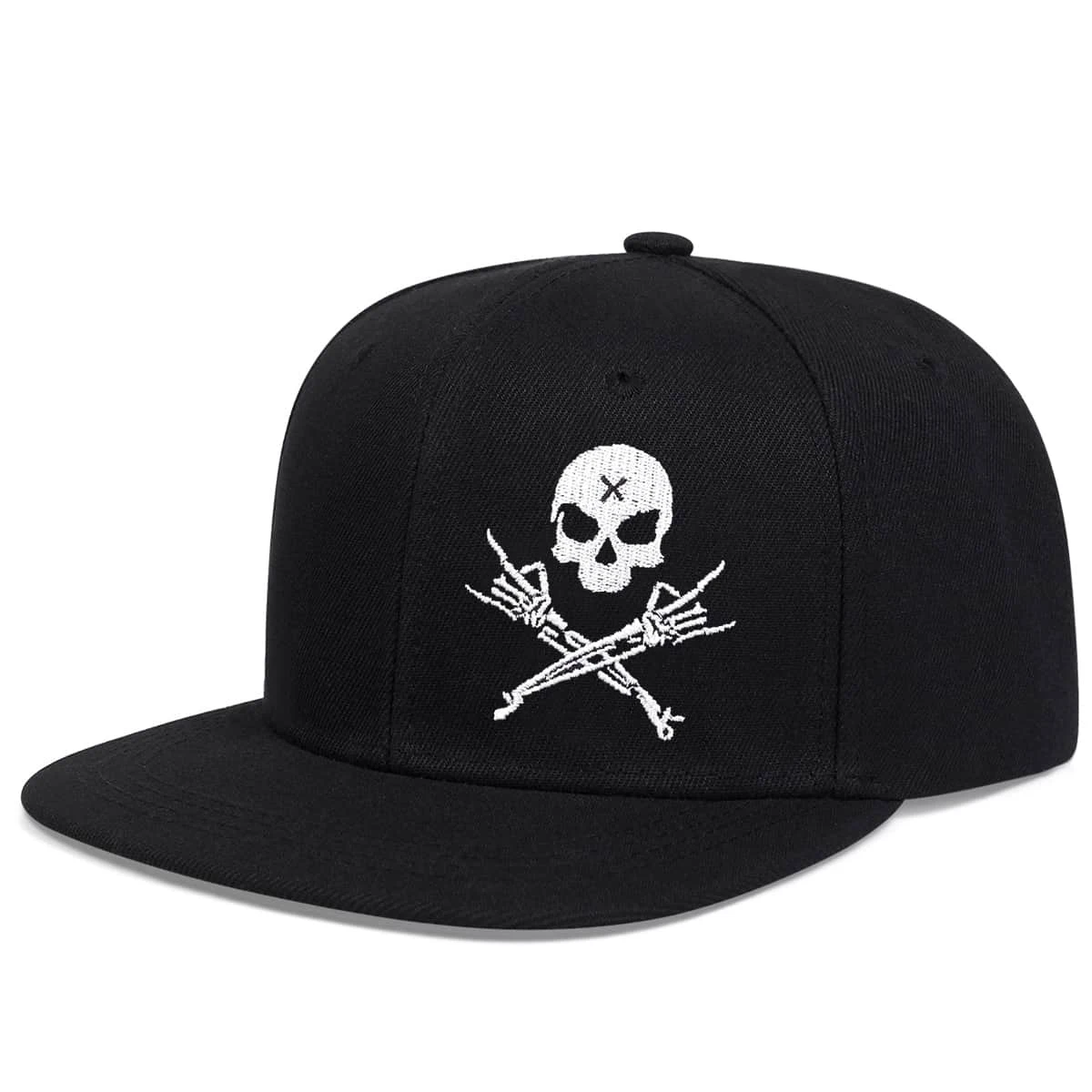 Skeleton Fingers Embroidered Cap – Unisex Hip-Hop Hat 2
