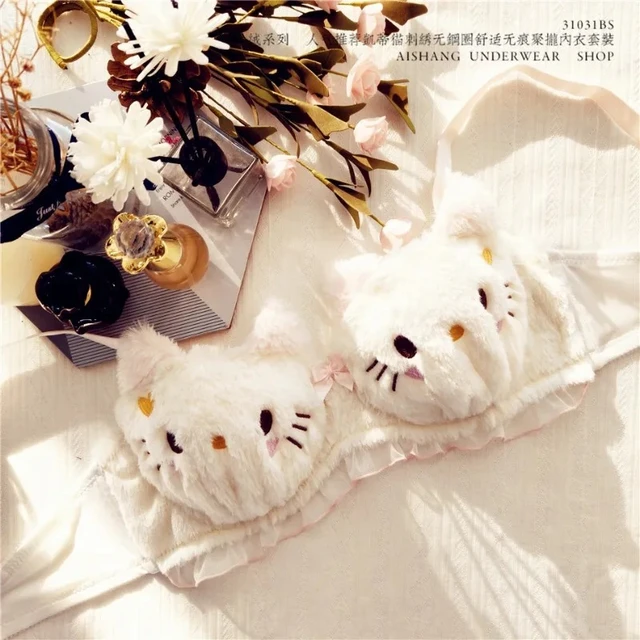 Kawaii Sanrio Plush Underwear Set Hello Kitty Pochacco My Melody