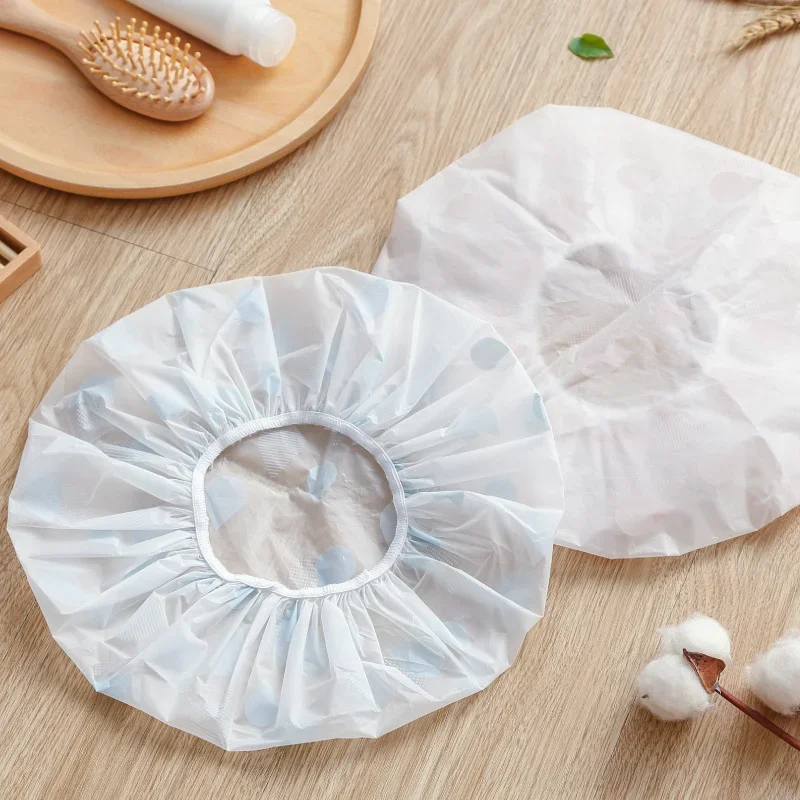 Shower Cap Bashroom Waterproof Thicken Elastic for Women Hair Salon