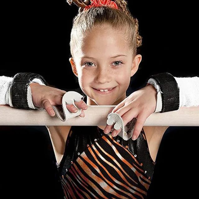 Impugnature In Pelle Per Allenamento - Protezione Palmo E Cinturini Polso Per Pull-Up E Sollevamento Pesi