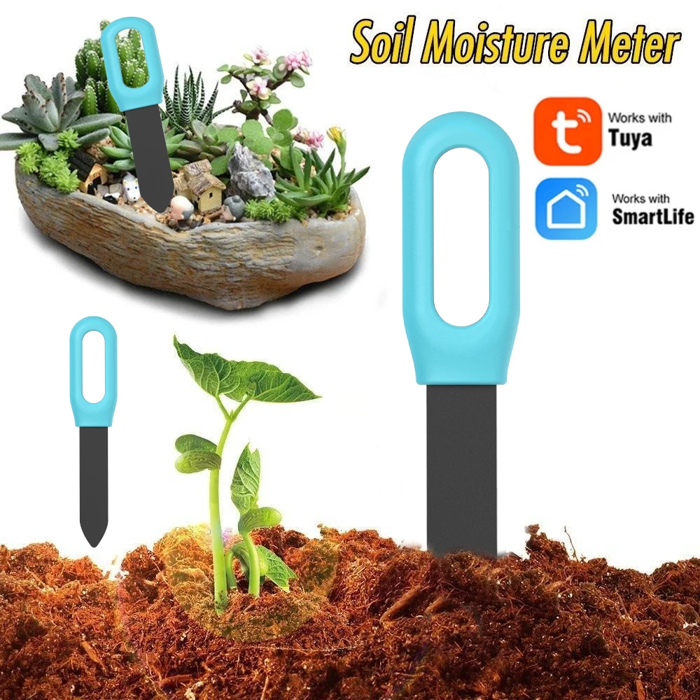 Tuya Soil Moisture Meter Smart Garden Soil Temperature Humidity Bluetooth Monitor Potted Plant Measuring Tool Smart Soil Tester