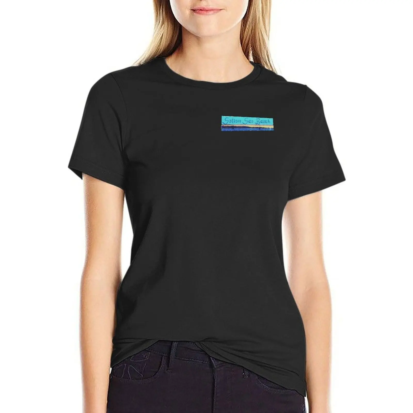 

Salton sea T-Shirt hippie clothes Aesthetic clothing oversized summer top summer blouses woman 2024