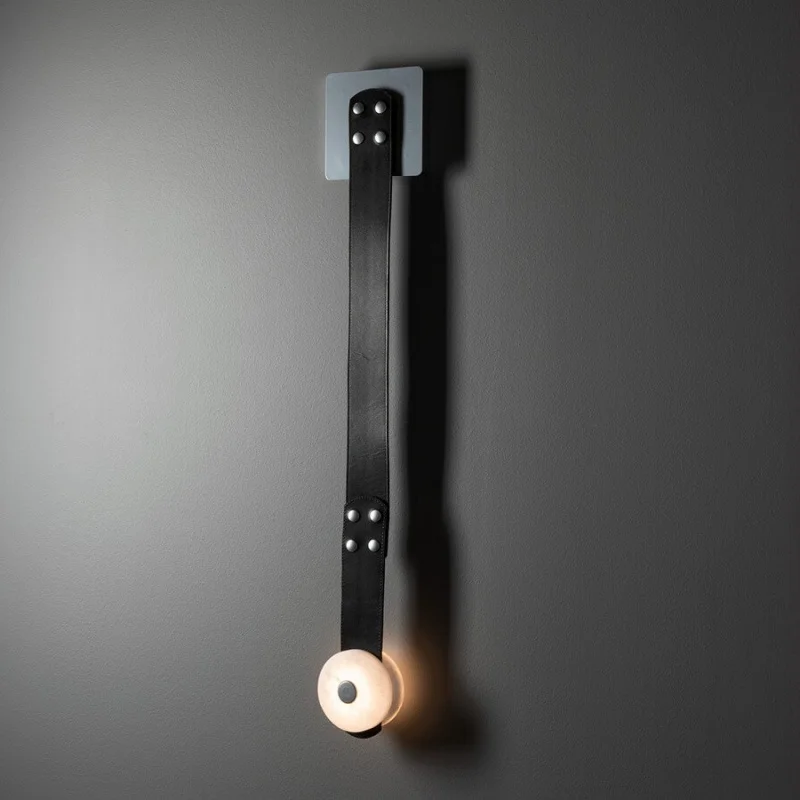 Italian Minimalist Belt Wall Lamp Designer Room EmptyloftHigh-Rise Staircase Restaurant