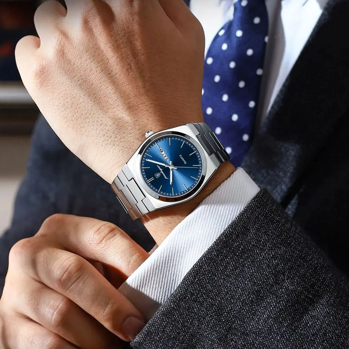 POEDAGAR Top Original Man Watch Waterproof Luminous Date