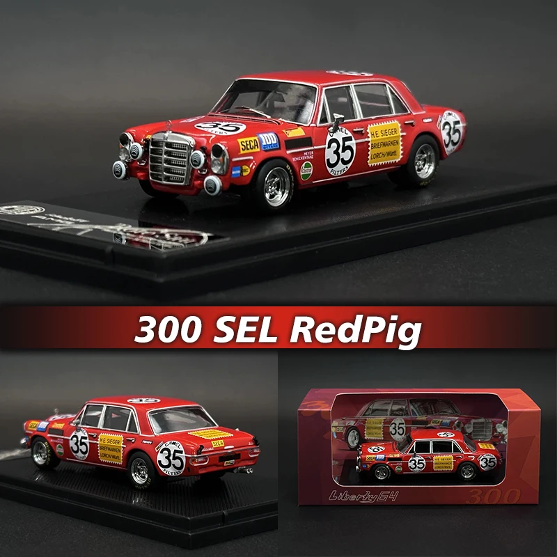 

Liberty64 в наличии 1:64 300 redsel Pig 6.8L Коллекционная модель автомобиля, миниатюрные игрушки