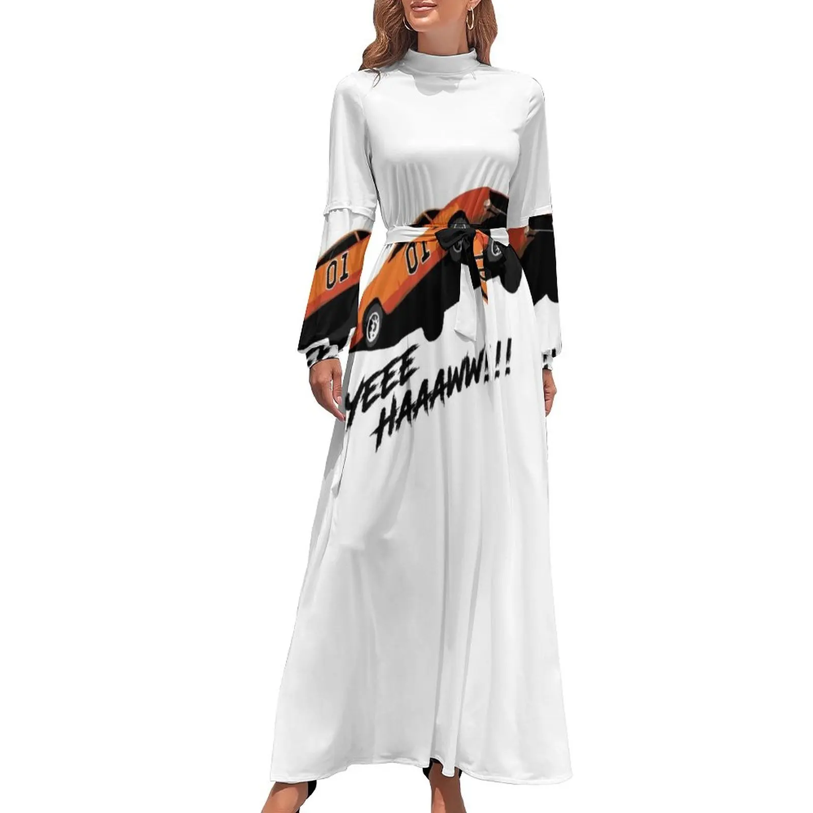 thumbnail image 1 of General Lee - Yee Haaa - Vestido largo estilo años 80 Vestido para niñas Vestido para mujer Verano, 1 of 5