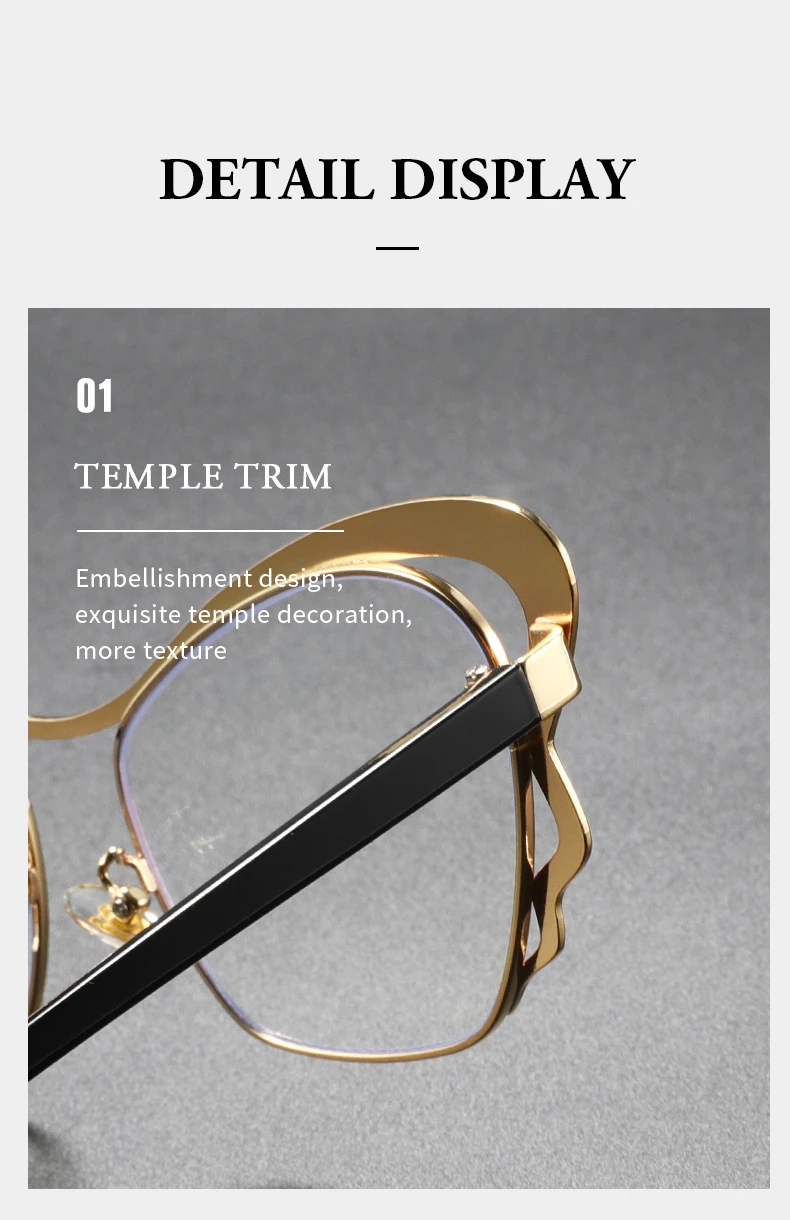 Modische Cat-Eye-Anti-Blaulicht-Brille, Unisex-Universal-Stil, vielseitig und stilvoll, perfekt für Männer und Frauen, täglicher Gebrauch – Detail 4