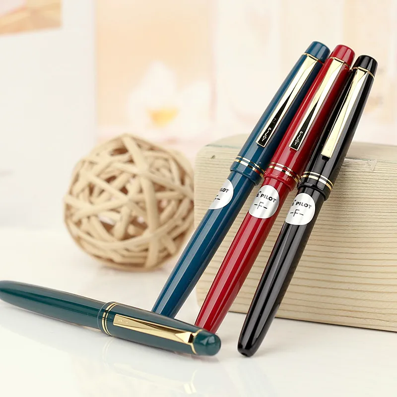 Pilot New Original Iridium Stiltain Pen Fp-78G Trasparente 78G + 22K Golden Studenti Praticano La Calligrafia F M Nib Ink Converter