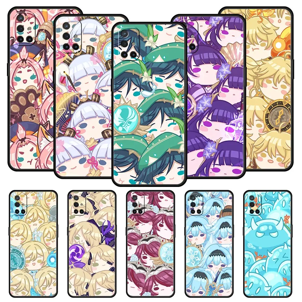 Genshin Impact Slimes Cover For OnePlus 9 Pro 9T 9R 9RT 8T 8 7 6T 7T Z 5G Shell Nord 2 CE N200 N10 N100 Phone Case |