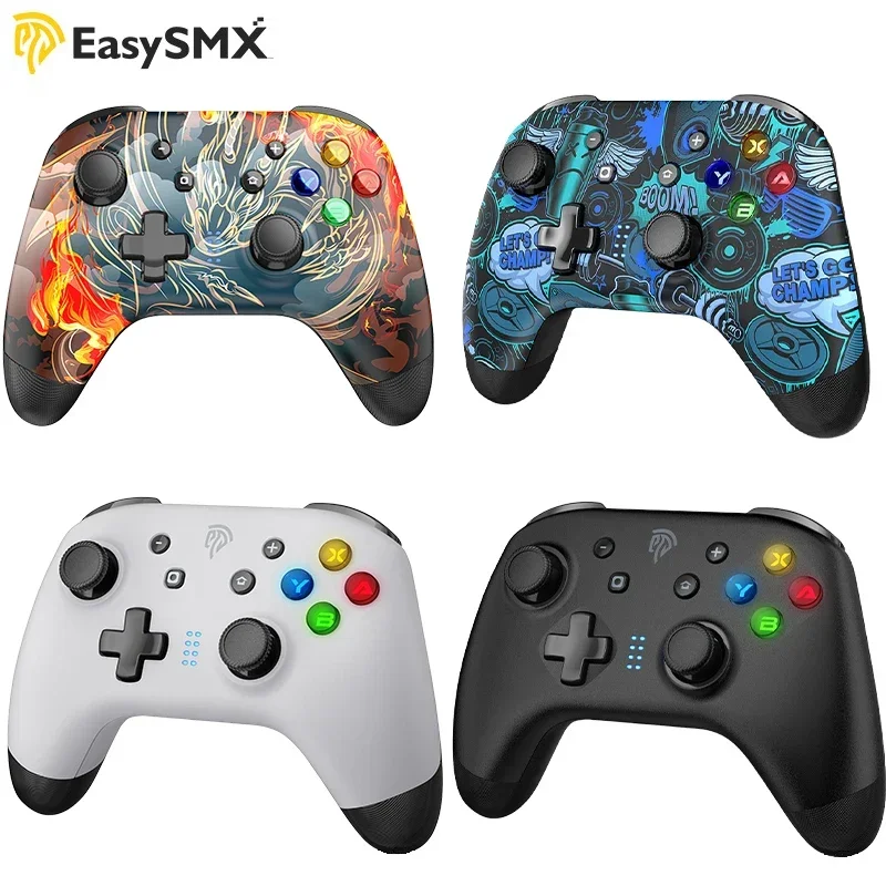 

Беспроводной игровой контроллер Easysmx 9124, контроллер с Bluetooth, игровой контроллер с тремя режимами, переключатель/ПК/искусство