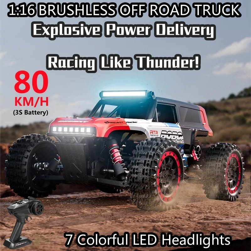 Voiture RC Brushless 80km/h 3B - Vitesse et Puissance