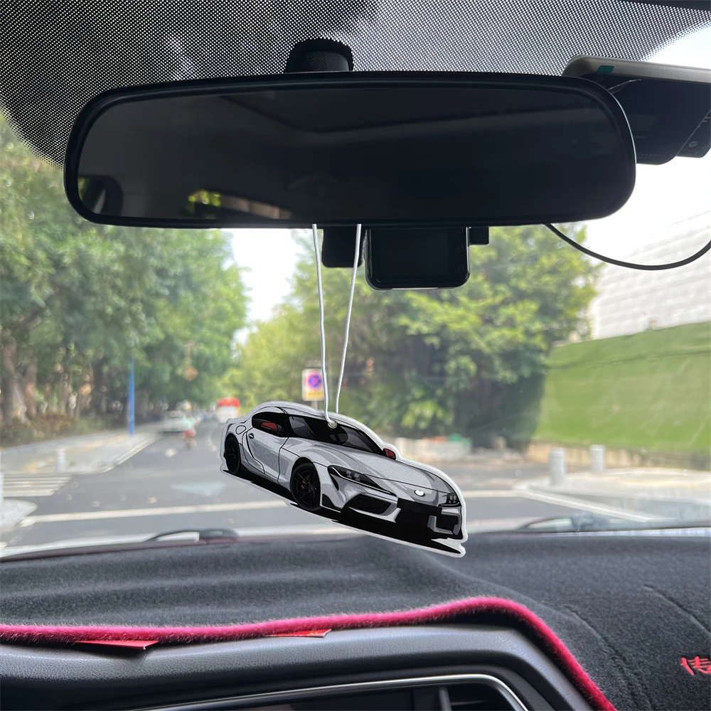 Jdm Ciondolo Auto Fragranza Deodorante Profumo Specchietto Retrovisore 3D Profumo Appendere Ornamenti Per Toyota Supra Mk4 Mk5 Mk3 Accessori