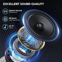 Bluetooth 5.4 Wireless Headphones Open Ear Earbuds with HD Mic, 60h Playtime Ultralight Comfort Open Ear Headphones with Earhook 2