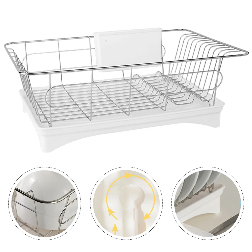 

Dish Plate Draining Rack Dish Drying Rack Dish Drainer Shelf Dish Drainer Tray Kitchen Dish Rack Utensil Holder Drainer