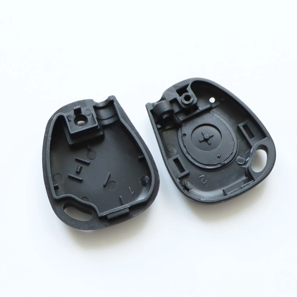2 Custodie Chiave Auto Con Lama HU100 Non Tagliata - Compatibile Renault Kangoo, Clio, Twingo, Laguna (1 Pulsante) - 3