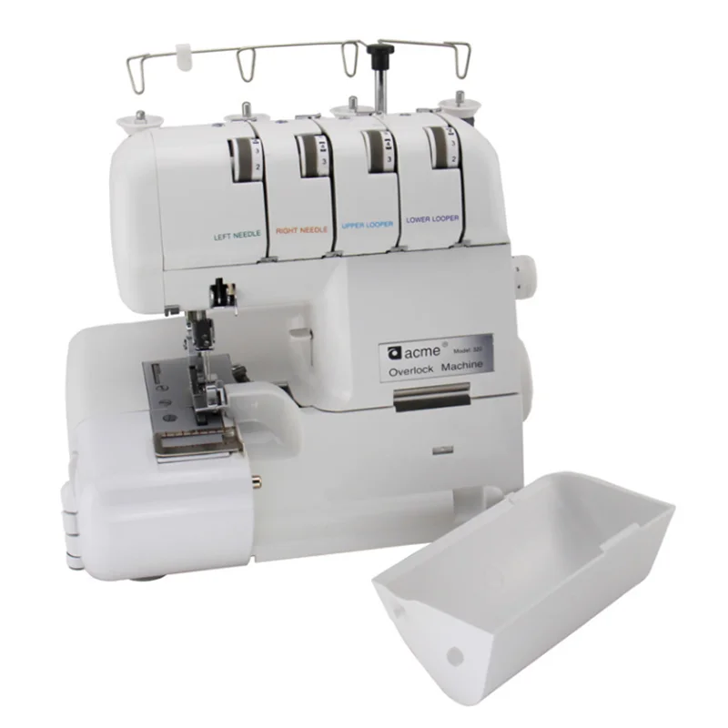 1PC 220V/110V 320 Sewing Machine Overlock Sewing Machine Overedger Multi-function With English Manual