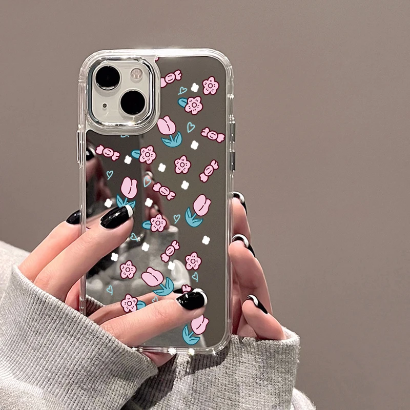 Reflective Alphabet Design Phone Case Collection
