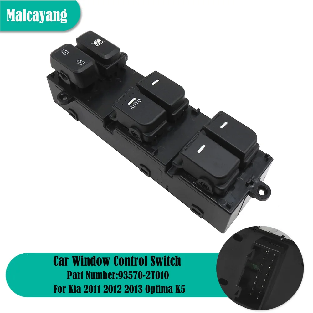 935702T010 935702T010 Electric Master Power Window Switch Main Button For Kia 2011 2012 2013