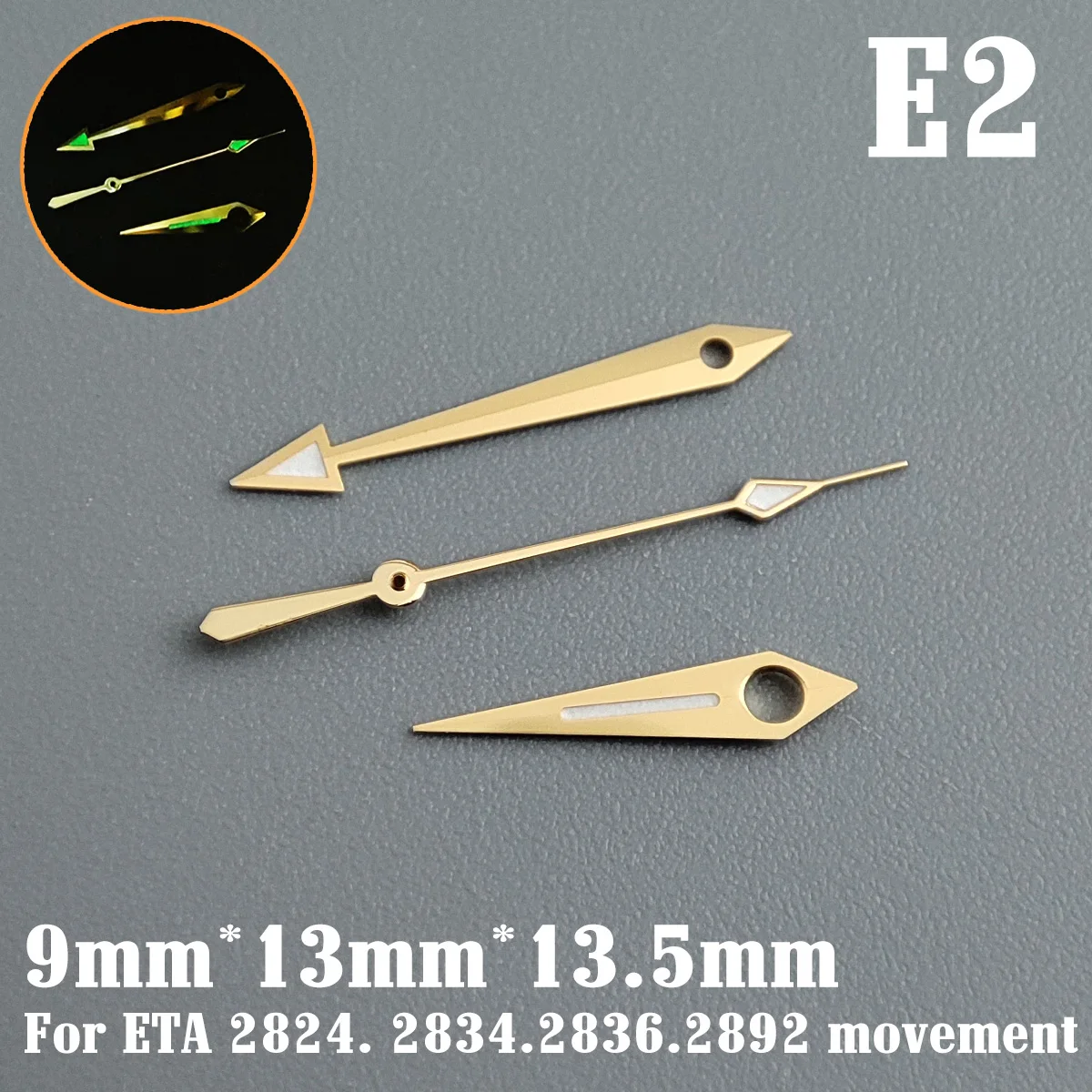 Green Super Luminous Watch Hands