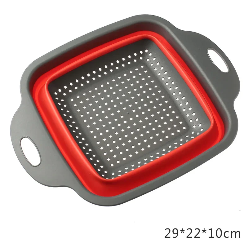 Foldable Collapsible Kitchen Colander and Drainer Basket