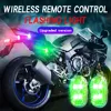 2/4pcs Wireless LED Strobe Lights Car Decor Atmosphere Light, 8 Colors Rechargeable Led Lights Anti-Collision LED Warning Light 6