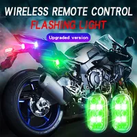 2/4pcs Wireless LED Strobe Lights Car Decor Atmosphere Light, 8 Colors Rechargeable Led Lights Anti-Collision LED Warning Light - Image 5
