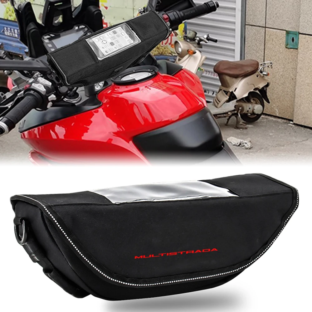 

Для Ducati Multistrada 1200 950 1260 V4 V4S Hypermotard 950 Monster 797 821, водонепроницаемая сумка для хранения, сумка на руль, дорожная сумка для инструментов