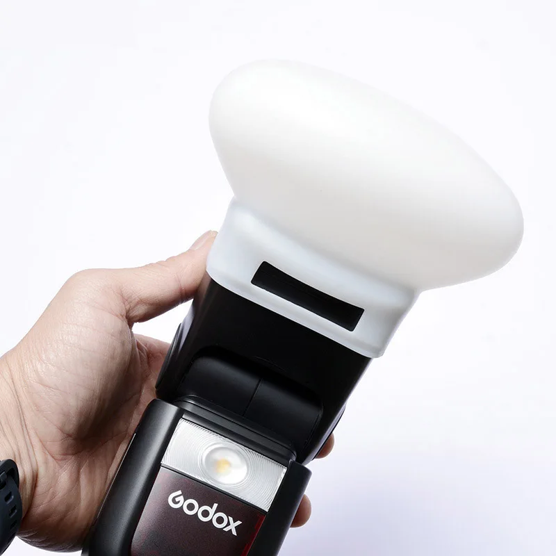 1/2/3 PCS Godox MF-DD Dental Diffuser Silica Gel Diffusion Dome Kit for Godox V860 V850 TT685/TT600 MF12 Universal flash silicone