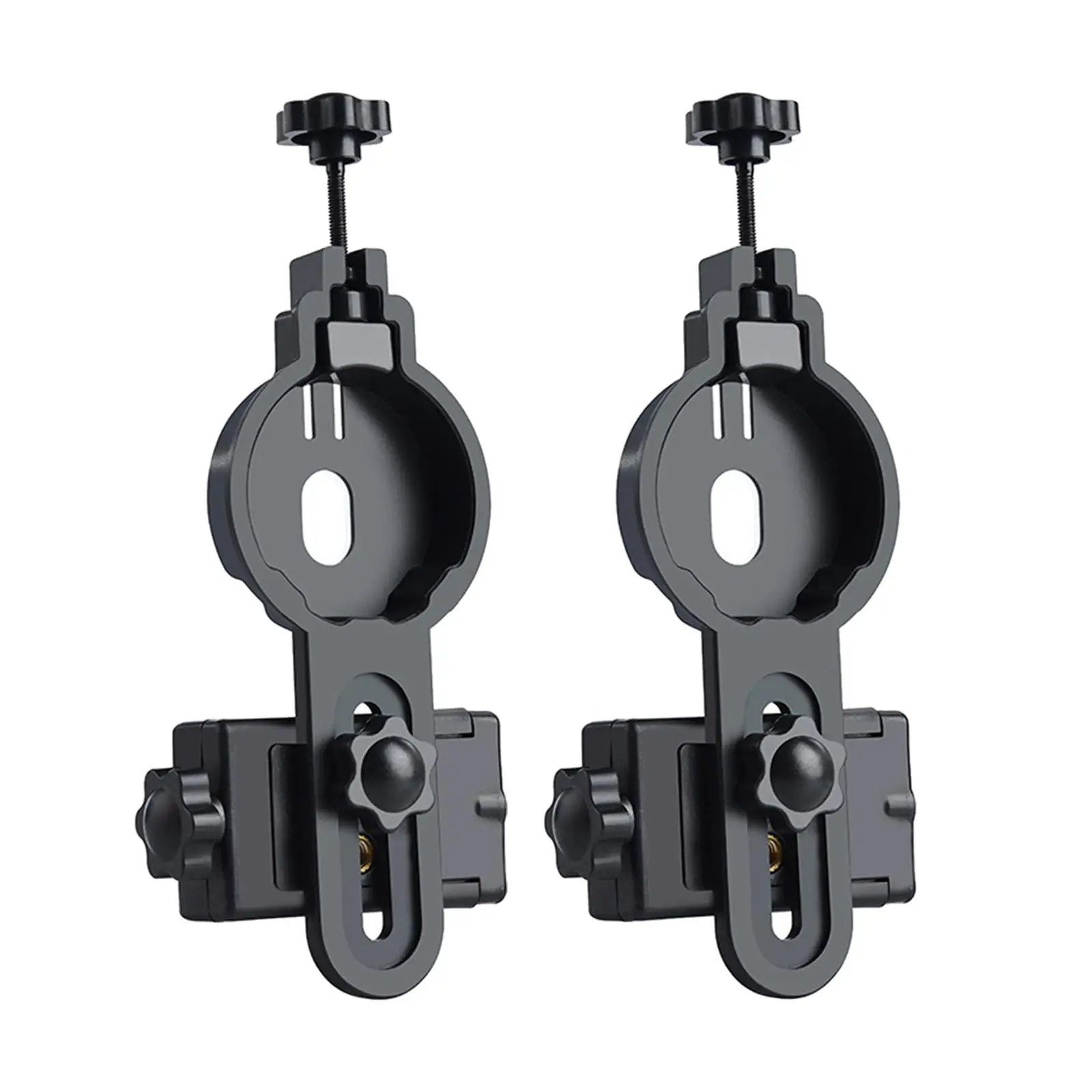 Phone Telescope Adapter Mount - Smartphone Clip Holder For Spotting Scopes & Binoculars