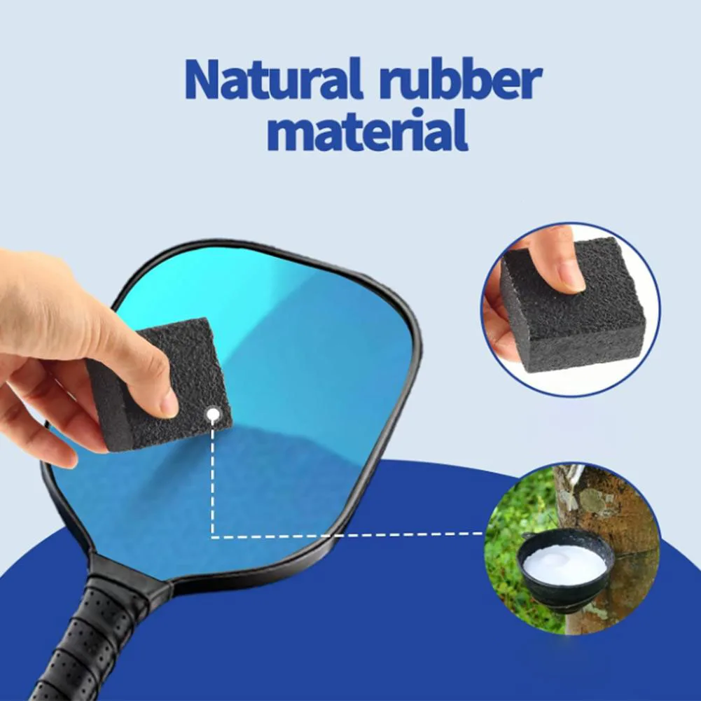 6PCS Pickleball Paddle Eraser for Effective Cleaning of Carbon Fiber Paddles and Removal of Dirt and Scratches